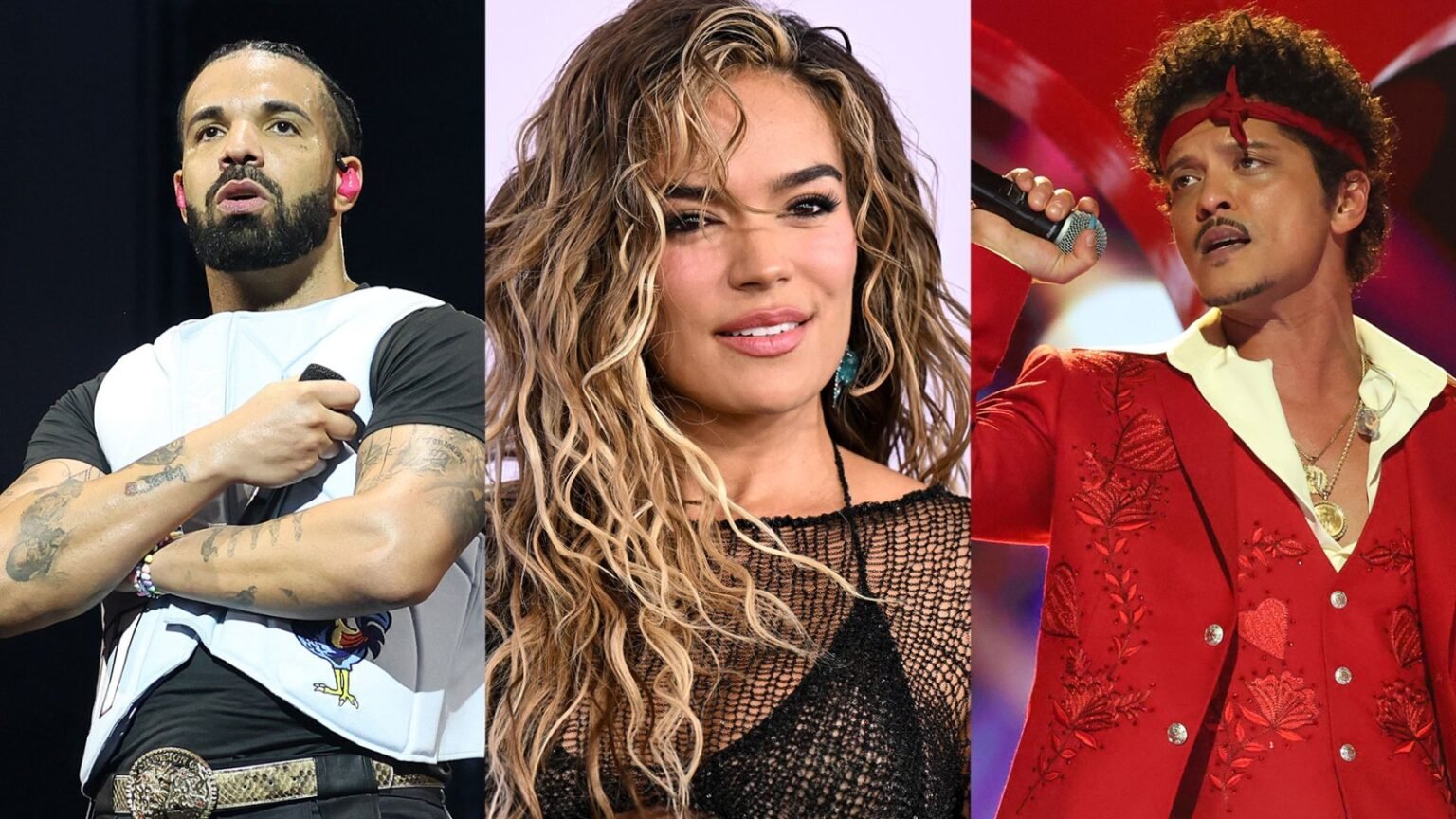 What’s Going on Between Karol G, Drake, and Bruno Mars?