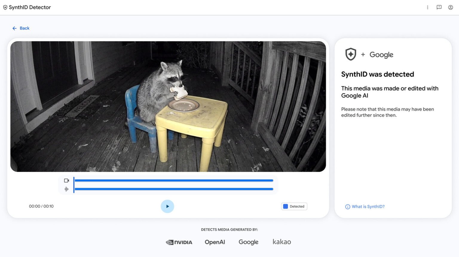 Google's AI detection website is now available