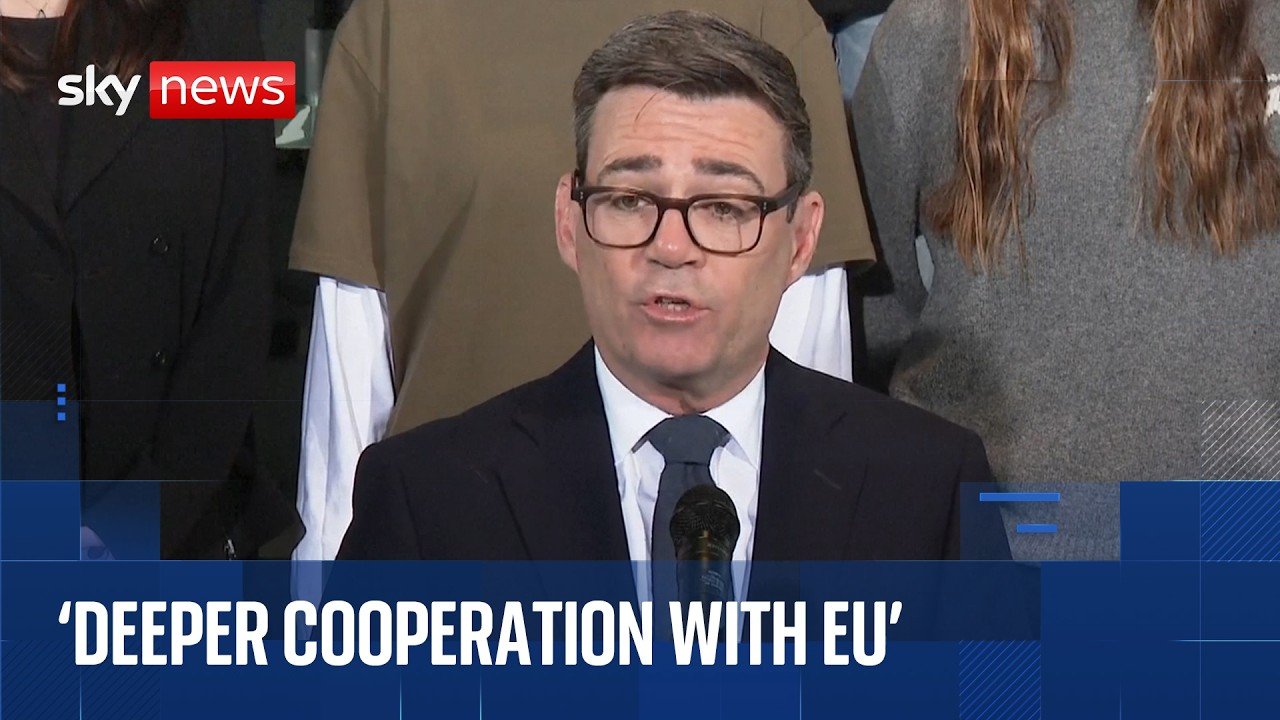 Burnham says he wants to 'bring UK closer to Europe'