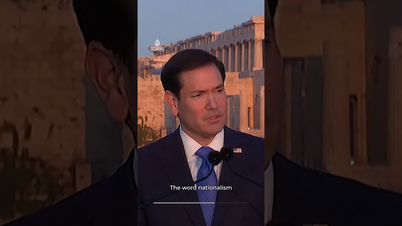 Rubio praises nationalism and ties values of ‘America First’ to ancient Greece | AJ #shorts