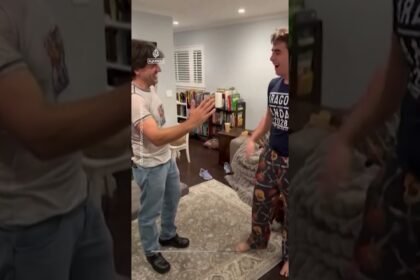 US scientist’s children erupt in joy after hearing he won Nobel | AJ #shorts