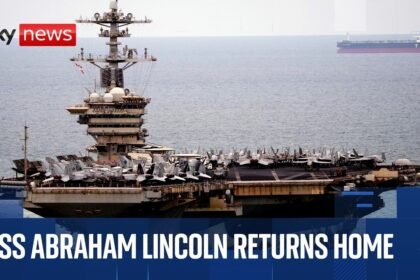 USS Abraham Lincoln returns to America