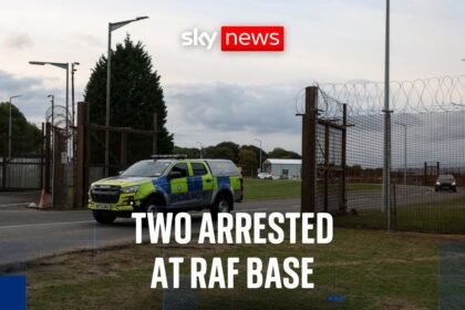 Two Latvian nationals arrested inside perimeter of RAF Molesworth intelligence base