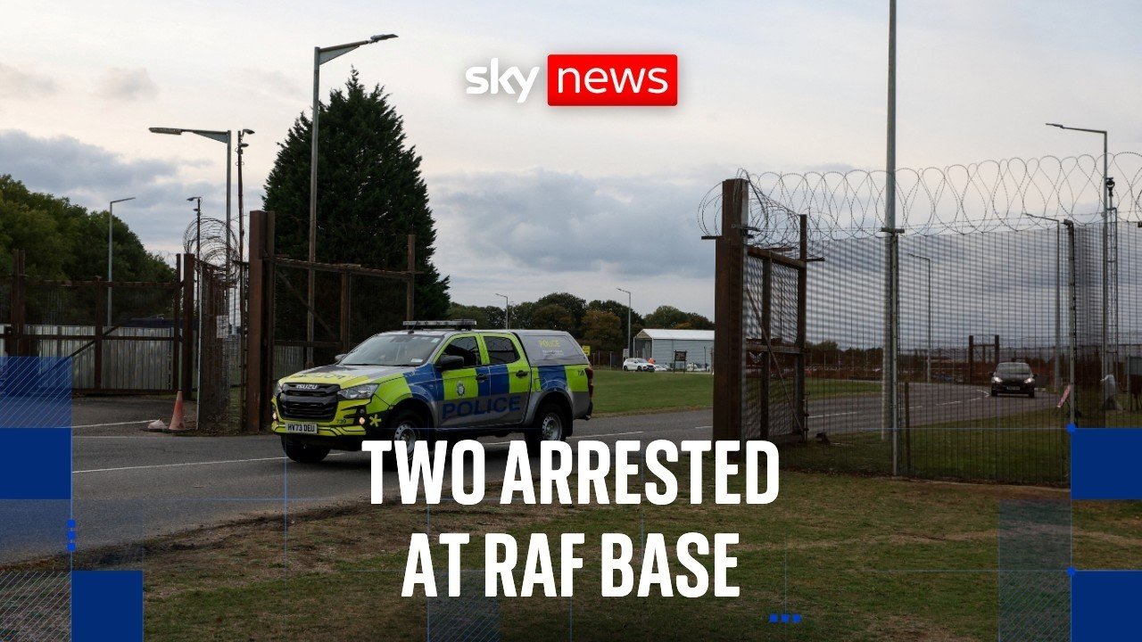 Two Latvian nationals arrested inside perimeter of RAF Molesworth intelligence base