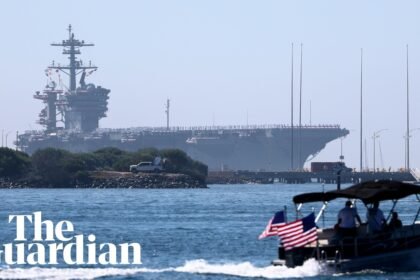 USS Abraham Lincoln returns to US after record-long deployment - watch live