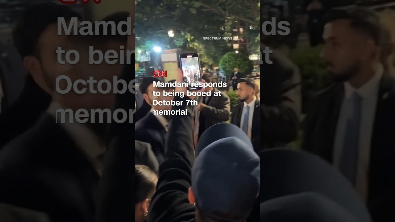 Mamdani responds to being booed at October 7th memorial