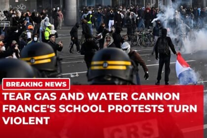 French police use tear gas as education protests escalate in Paris