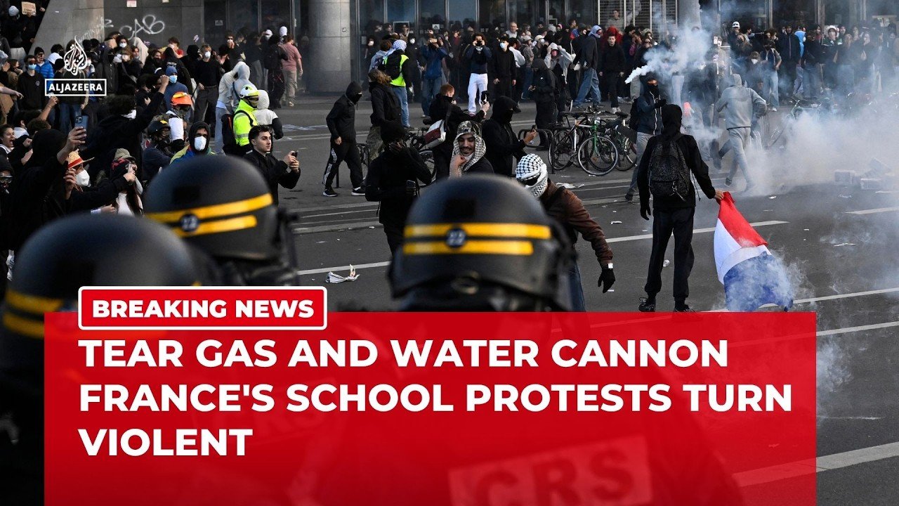 French police use tear gas as education protests escalate in Paris