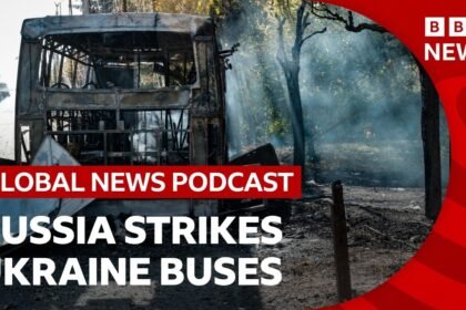 What we know about a Russian strike on buses in Ukraine | Global News Podcast