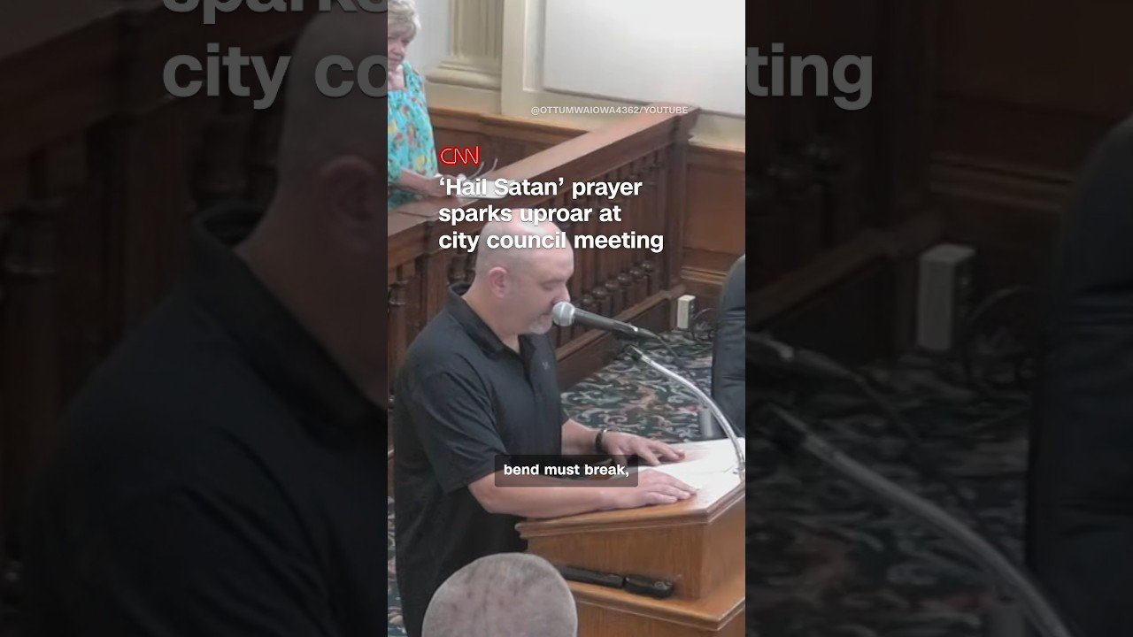 ‘Hail Satan’ prayer sparks uproar at city council meeting