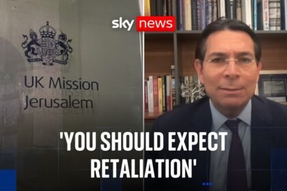 Israeli UN envoy warns UK involvement in region will suffer after settlement sanctions