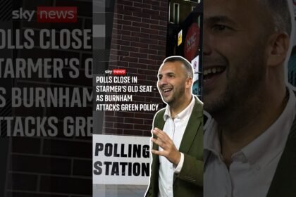 Polls close in Starmer's old seat - as Burnham attacks Green policy