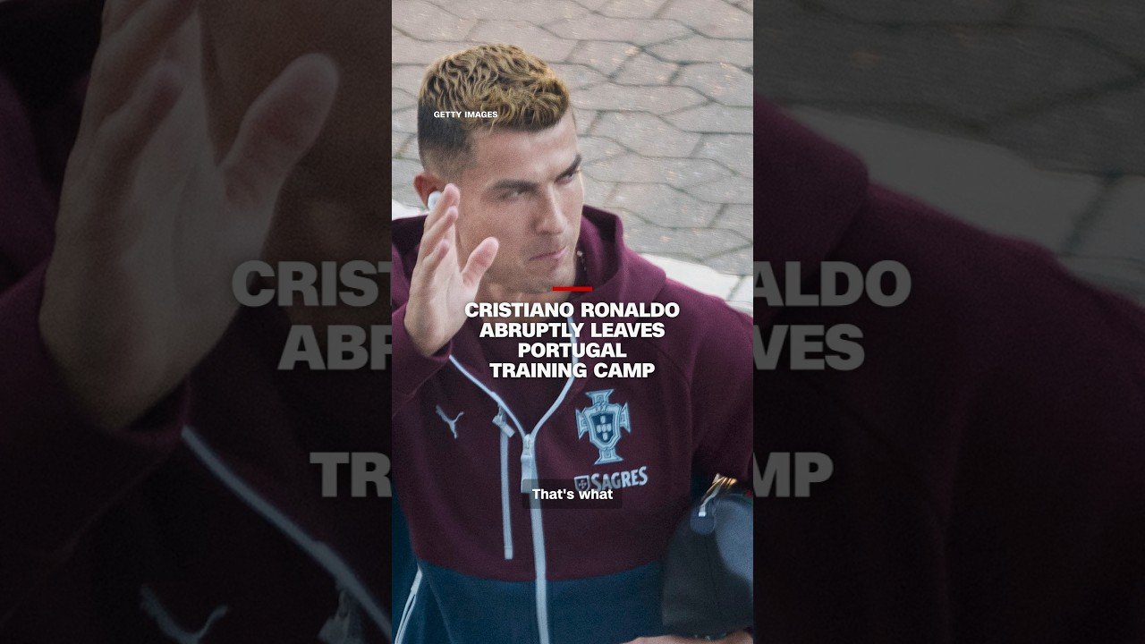 Ronaldo abruptly leaves Portugal training camp