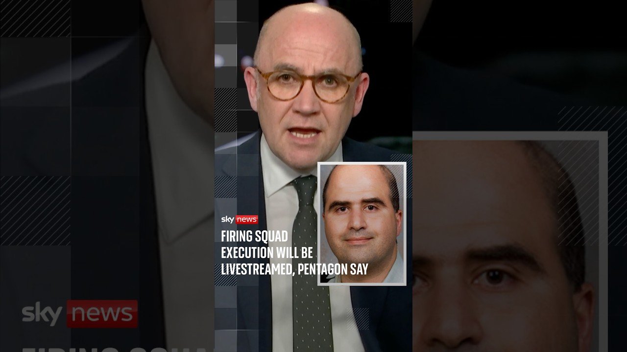 Firing squad execution will be livestreamed, Pentagon say