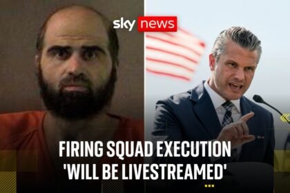 Execution of Fort Hood shooter will be livestreamed, Pentagon says