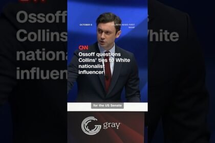 Ossoff questions Collins' ties to White nationalism