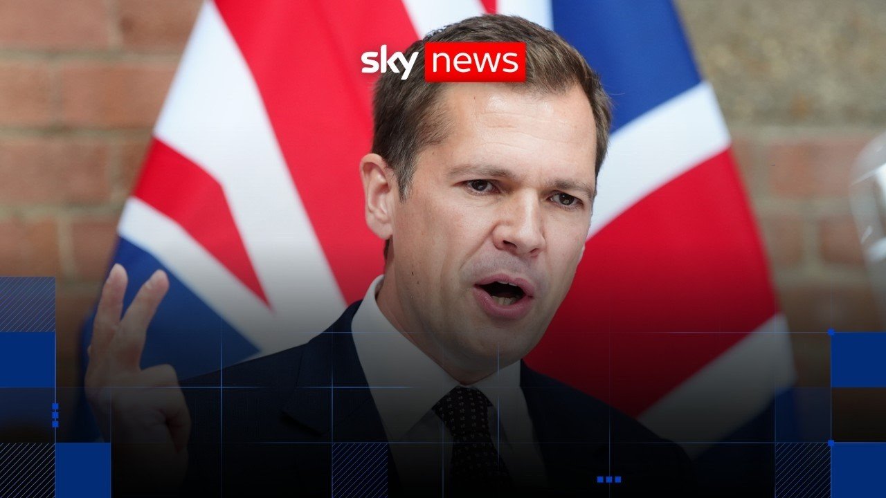Robert Jenrick holds news conference