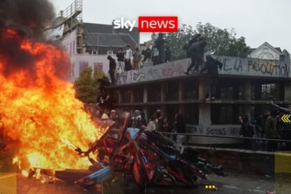 National demonstration escalates in Brussels