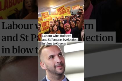 Labour wins Holborn and St Pancras byelection in blow to Zack Polanski's Greens