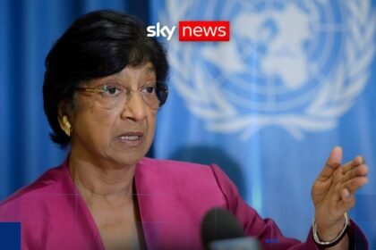 Navi Pillay holds news conference after Nobel Peace Prize win