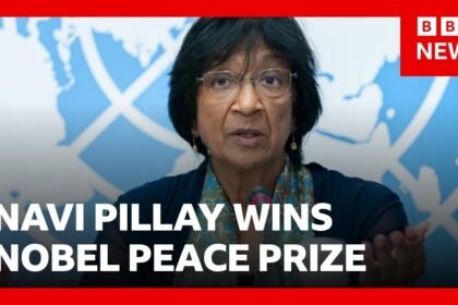 Navi Pillay wins Nobel Peace Prize 2026 | BBC News