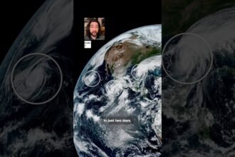 3 tropical cyclones to hit North America at once