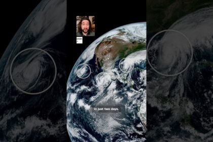 3 tropical cyclones to hit North America at once
