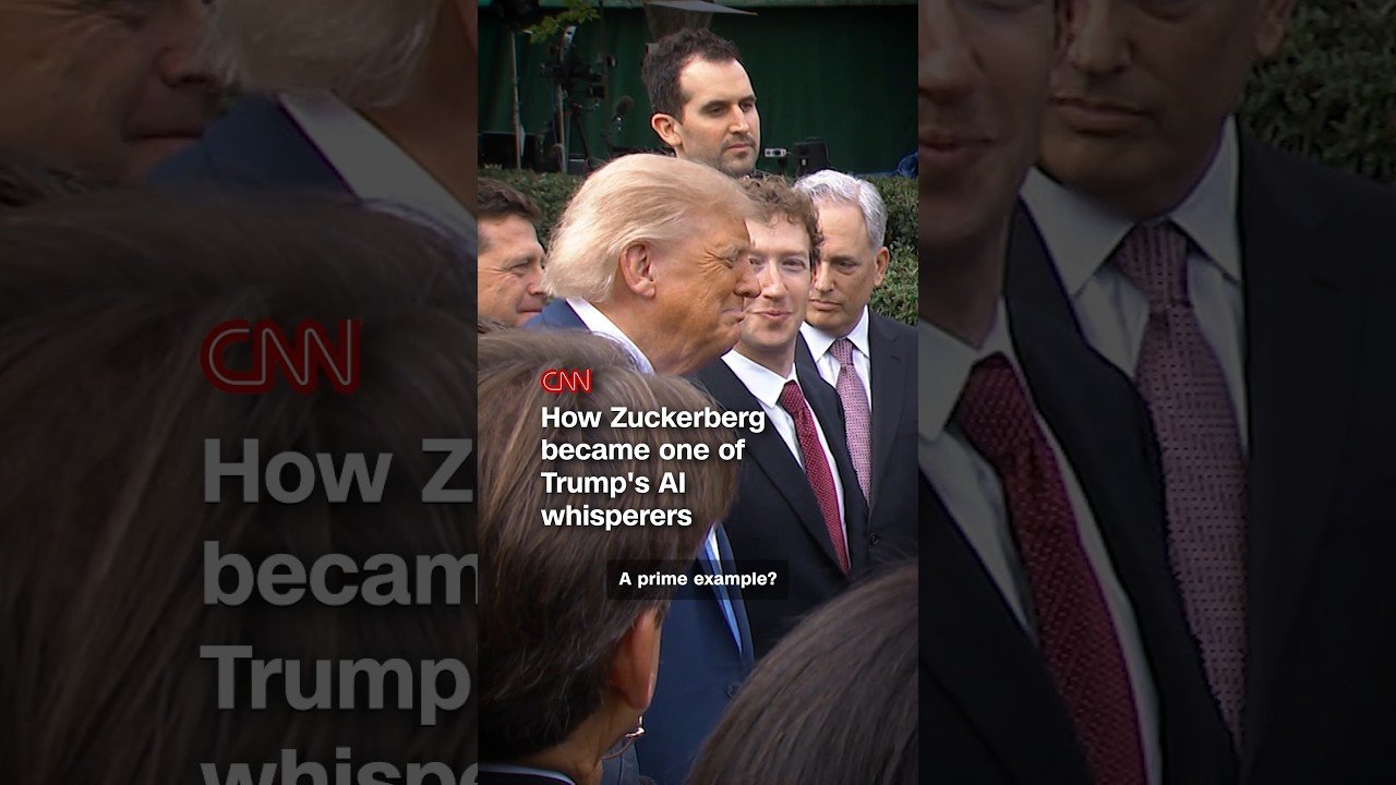 How Zuckerberg became one of Trump's AI whisperers