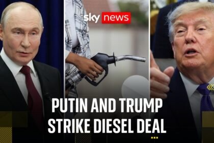 Trump says Putin will give US 300,000 tons of diesel ahead of midterms