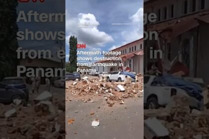 Aftermath footage shows destruction from earthquake in Panama