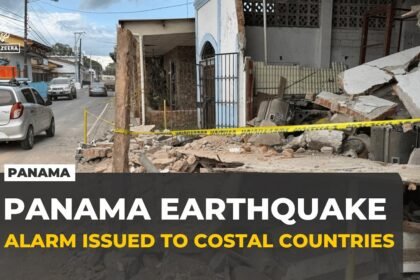 A powerful 7.2 magnitude earthquake strikes southern Panama, collapsing buildings