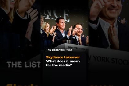 Skydance Media: The Ellisons’ media empire gets even bigger | The Listening Post #shorts