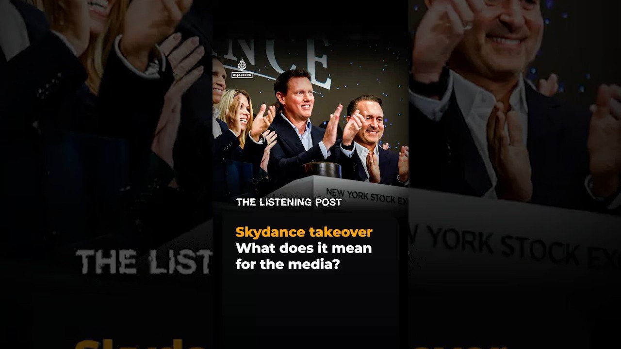 Skydance Media: The Ellisons’ media empire gets even bigger | The Listening Post #shorts