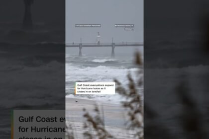 Isaias begins to swarm Gulf shore