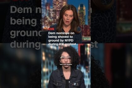 Dem nominee on being shoved to ground by NYPD during anti-ice protest