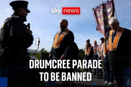 Northern Ireland secretary says he will ban Drumcree parade
