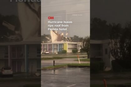 Hurricane Isaias rips roof from Florida hotel