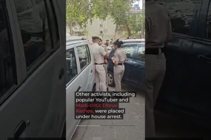 New Delhi police crack down on protesters ahead of anti-gov’t march | AJ #shorts