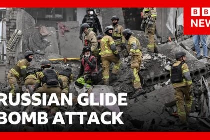 Russian glide bomb attack on Zaporizhzhia kills at least 15 people | BBC News