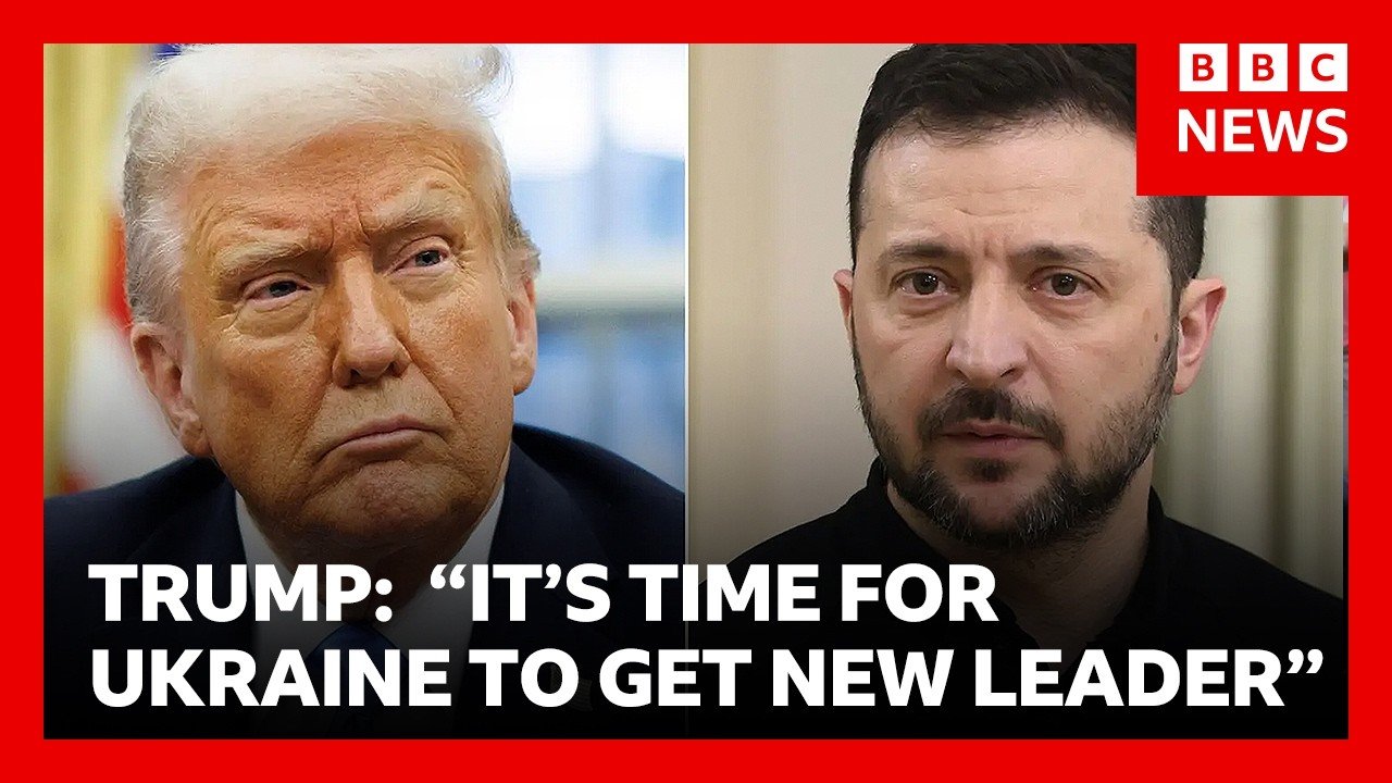 Trump says it’s “time for Ukraine to get new President” as Zelensky condemns diesel deal | BBC News