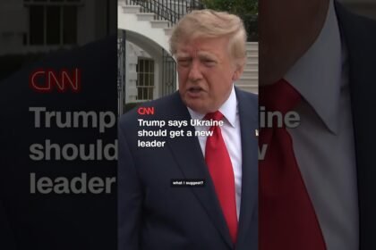 Trump says Ukraine should get a new leader