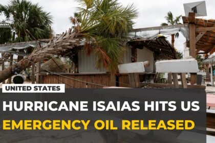 US authorises the release of up to 4 million barrels of emergency oil after Hurricane Isaias