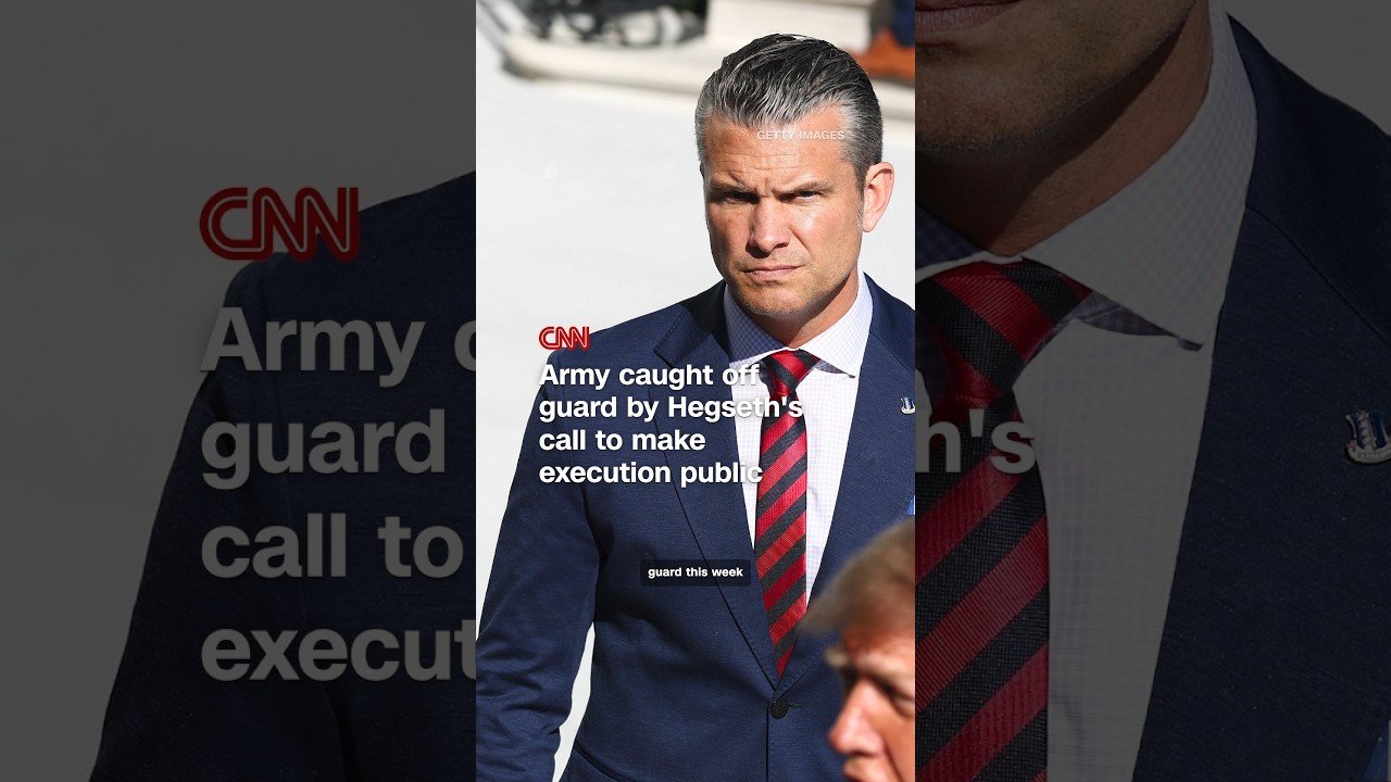 Army caught off guard by Hegseth’s call to make execution public