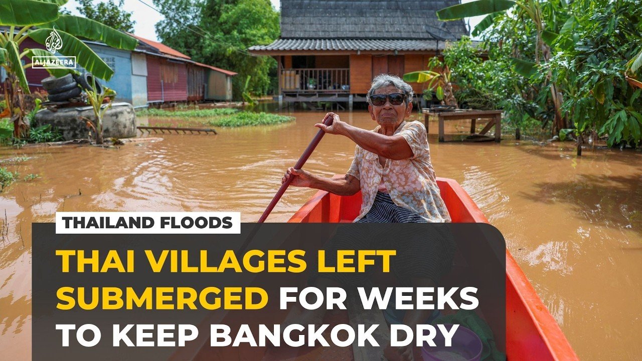 Thailand floods leave villages submerged to keep Bangkok dry