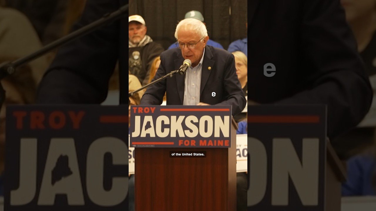 Bernie Sanders stumps for Maine Democratic Senate nominee