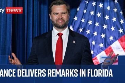 JD Vance speaks in Florida ahead of US midterms