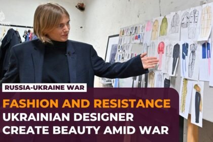 Ukrainian designer turns fashion into resistance against Russia's war