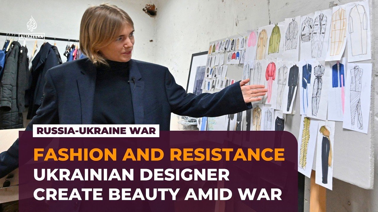 Ukrainian designer turns fashion into resistance against Russia's war