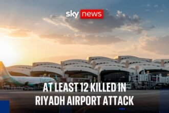 At least 12 people killed and over 300 injured in Riyadh airport attack