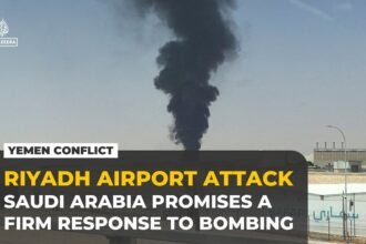 12 killed in Houthi attack on Riyadh airport as Saudi-led coalition vows response